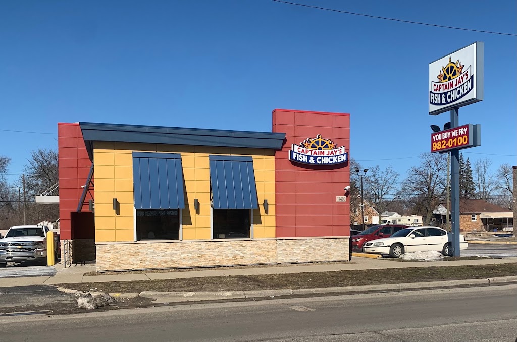 Captain Jays Fish & Chicken | restaurant | 18400 W Warren Ave, Detroit, MI 48228, USA | 3139820100 OR +1 313-982-0100