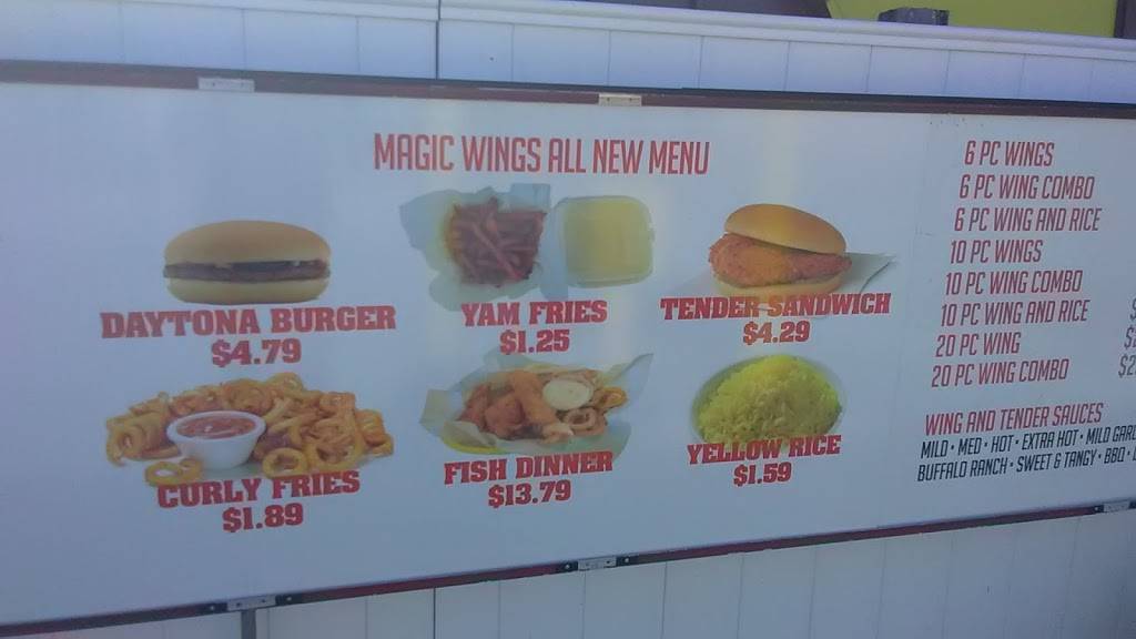 Magic Wings | restaurant | 10670 Biscayne Blvd, Jacksonville, FL 32218, USA | 9046194983 OR +1 904-619-4983