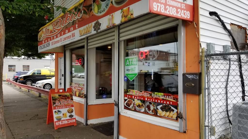 La Rubia Restaurant | restaurant | 130 Common St, Lawrence, MA 01840, USA | 9782082439 OR +1 978-208-2439
