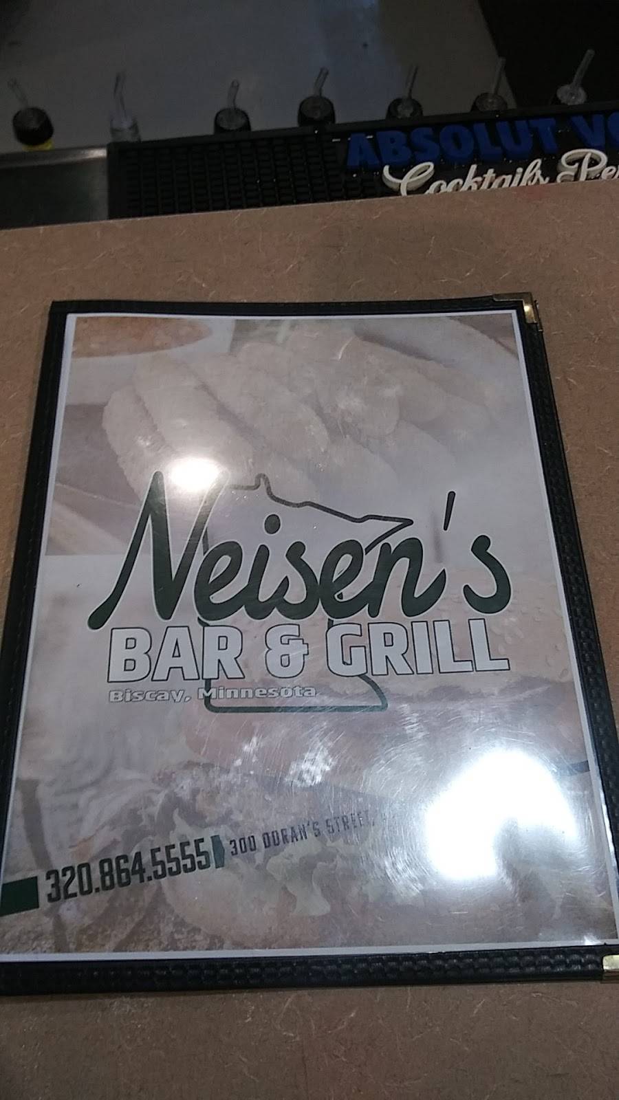 Neisens Bar and Grill | restaurant | 300 Dorans St, Biscay, MN 55336, USA | 3208645555 OR +1 320-864-5555