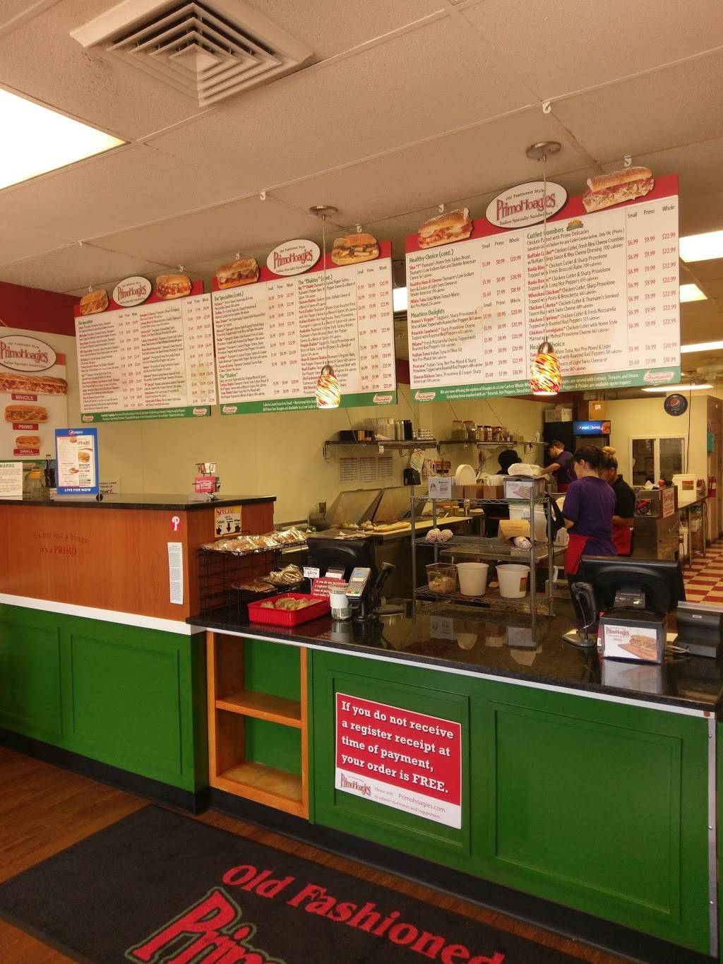 Primo Hoagies | meal takeaway | 2417 Welsh Rd Ste 12, Philadelphia, PA 19114, USA | 2156773888 OR +1 215-677-3888