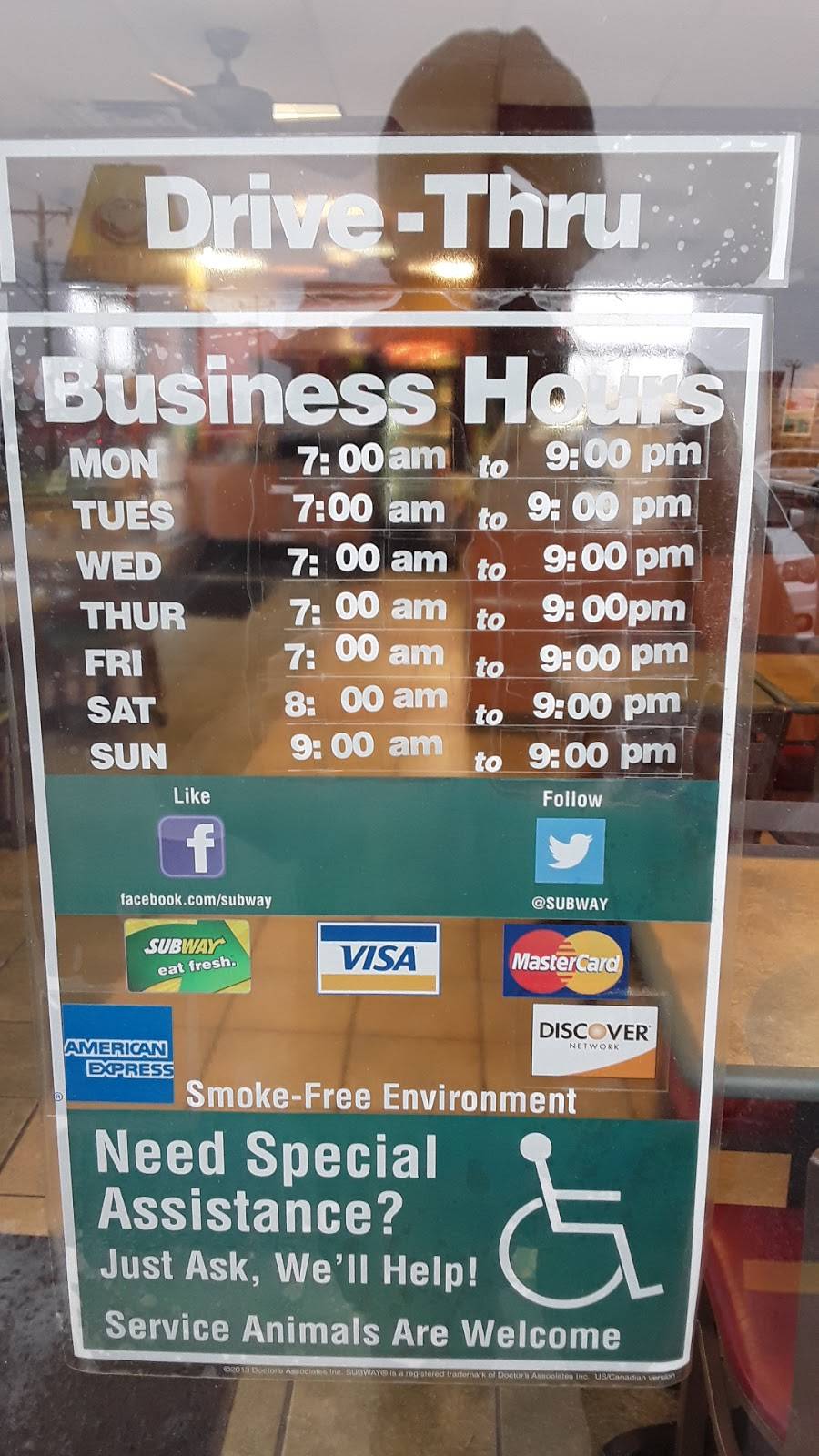 Subway | restaurant | 6021 S May Ave, Oklahoma City, OK 73159, USA | 4056809300 OR +1 405-680-9300