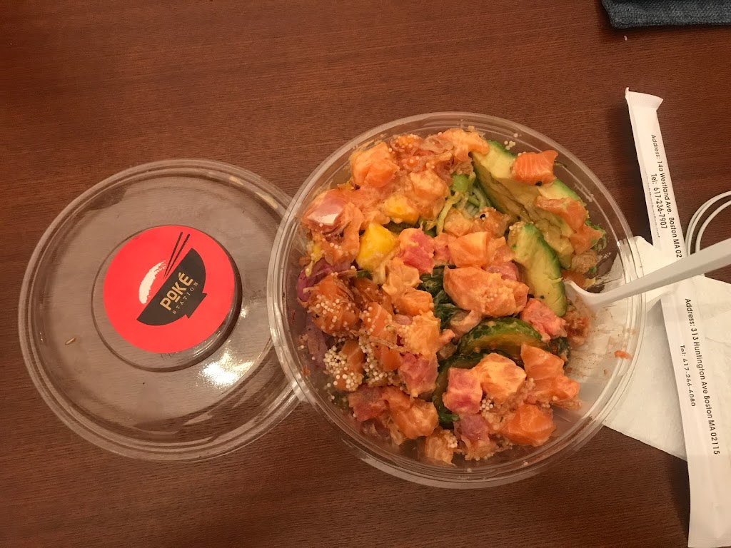 Poké station and kitchen | restaurant | 313 Huntington Ave, Boston, MA 02115, USA | 6172666080 OR +1 617-266-6080
