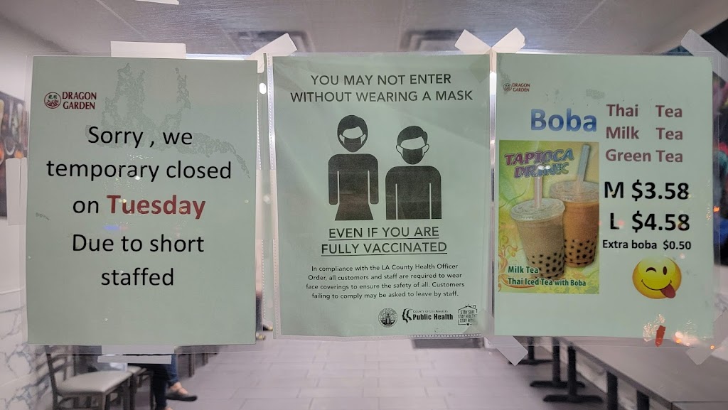 dragon garden | restaurant | 44418 Valley Central Way B, Lancaster, CA 93536, USA | 6615796663 OR +1 661-579-6663