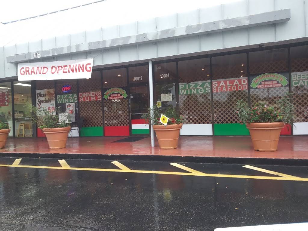 Manninos Italian Restaurant and Pizzeria | restaurant | 10012 W McNab Rd, Tamarac, FL 33321, USA | 9547224168 OR +1 954-722-4168