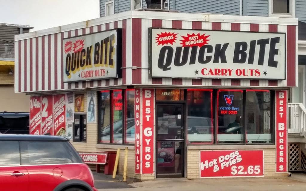 Quick Bite Carry Outs | meal takeaway | 5155 N Western Ave, Chicago, IL 60625, USA | 7739894918 OR +1 773-989-4918