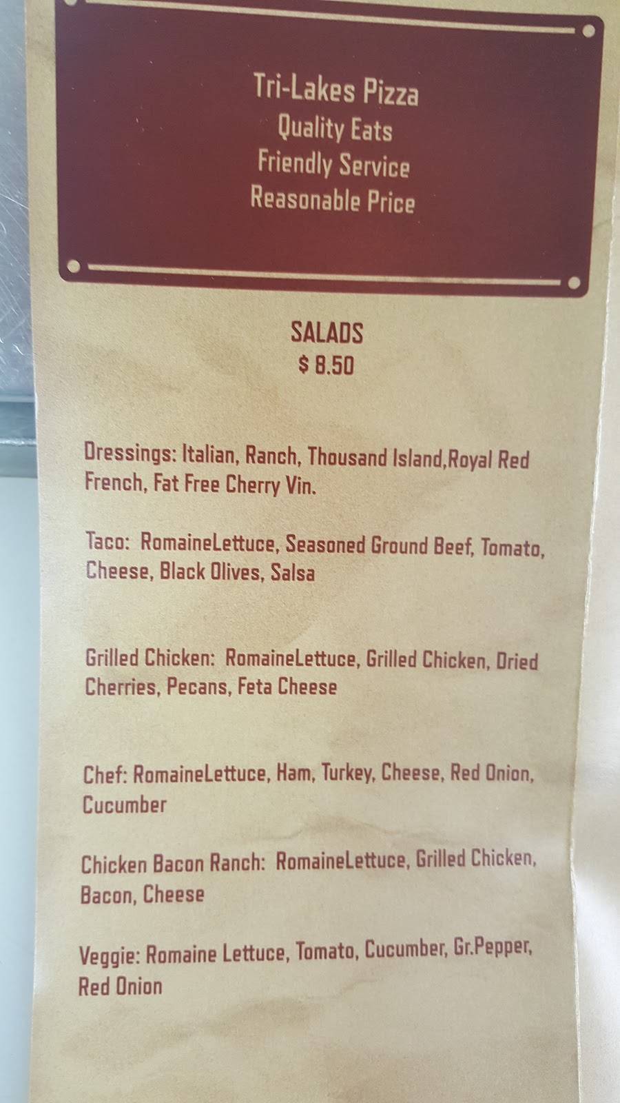 Moose du Nord / Tri-Lakes Pizza 2019 | meal delivery | 23981 Co Rd 98, McMillan, MI 49853, USA | 9065863310 OR +1 906-586-3310