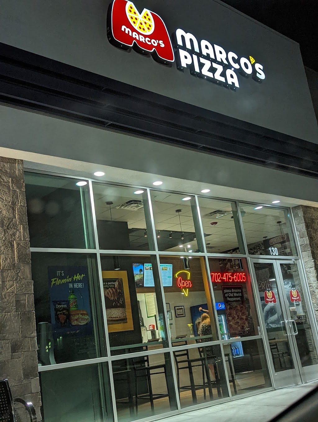 Marcos Pizza | meal delivery | 2345 Via Inspirada Suite 130, Henderson, NV 89044, USA | 7024756005 OR +1 702-475-6005