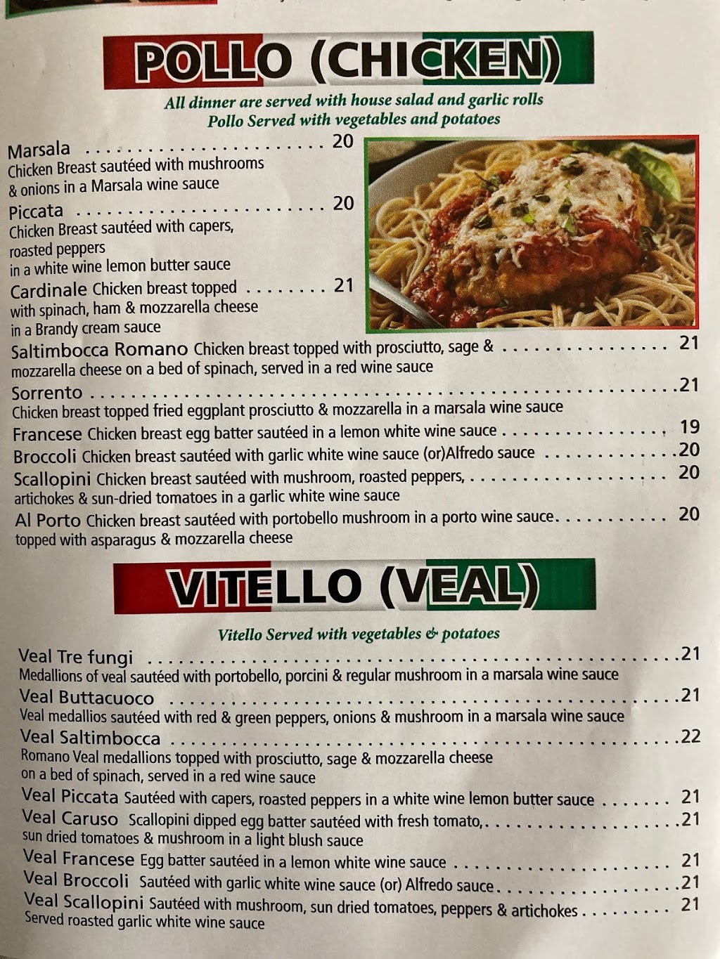 Teresas’ Italian Restaurant & Pizzeria | restaurant | 6561 State Rte 1002, Allentown, PA 18106, USA | 4842218158 OR +1 484-221-8158