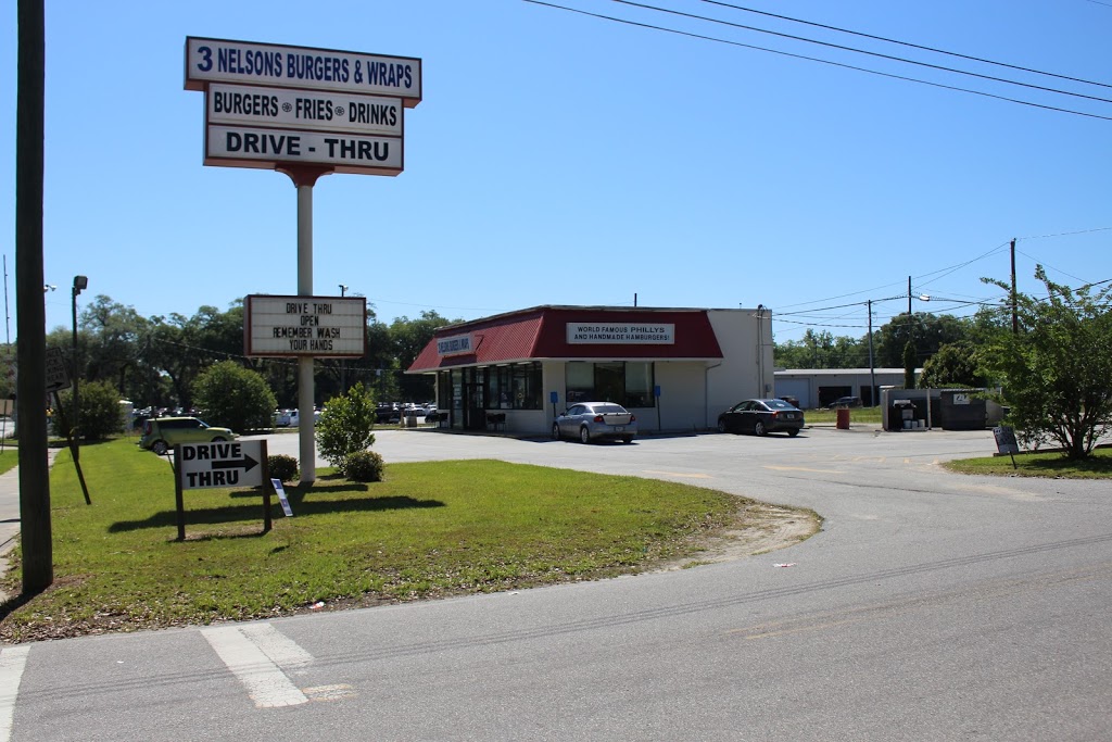 3 Nelsons burgers | restaurant | 701 E Screven St, Quitman, GA 31643, USA | 2296050143 OR +1 229-605-0143