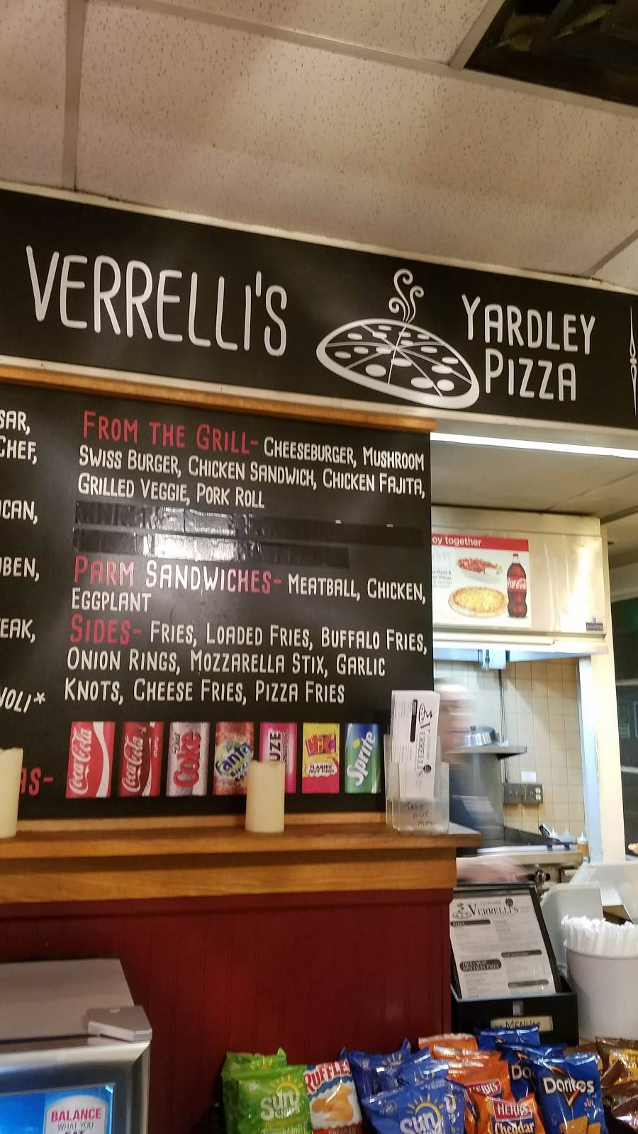 Verrellis Yardley Pizza | restaurant | 20 S Main St, Yardley, PA 19067, USA | 2154936888 OR +1 215-493-6888
