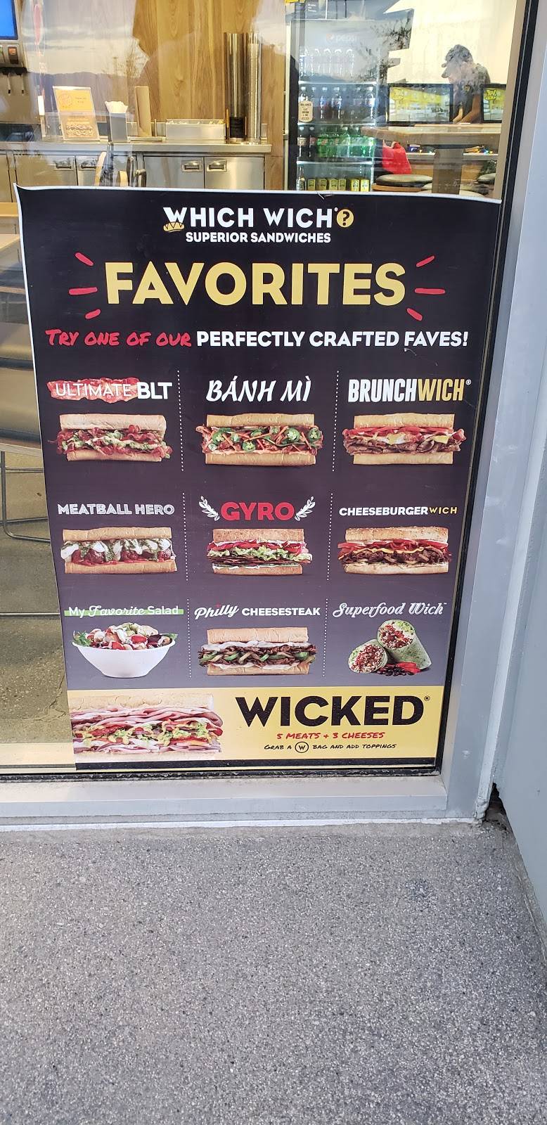 Which Wich | restaurant | 12565 Cantu-Galleano Ranch Rd, Eastvale, CA 91752, USA | 9519343332 OR +1 951-934-3332