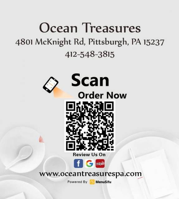 Ocean Treasures Mcknight | restaurant | 4801 McKnight Rd, Pittsburgh, PA 15237, USA | 4125483815 OR +1 412-548-3815