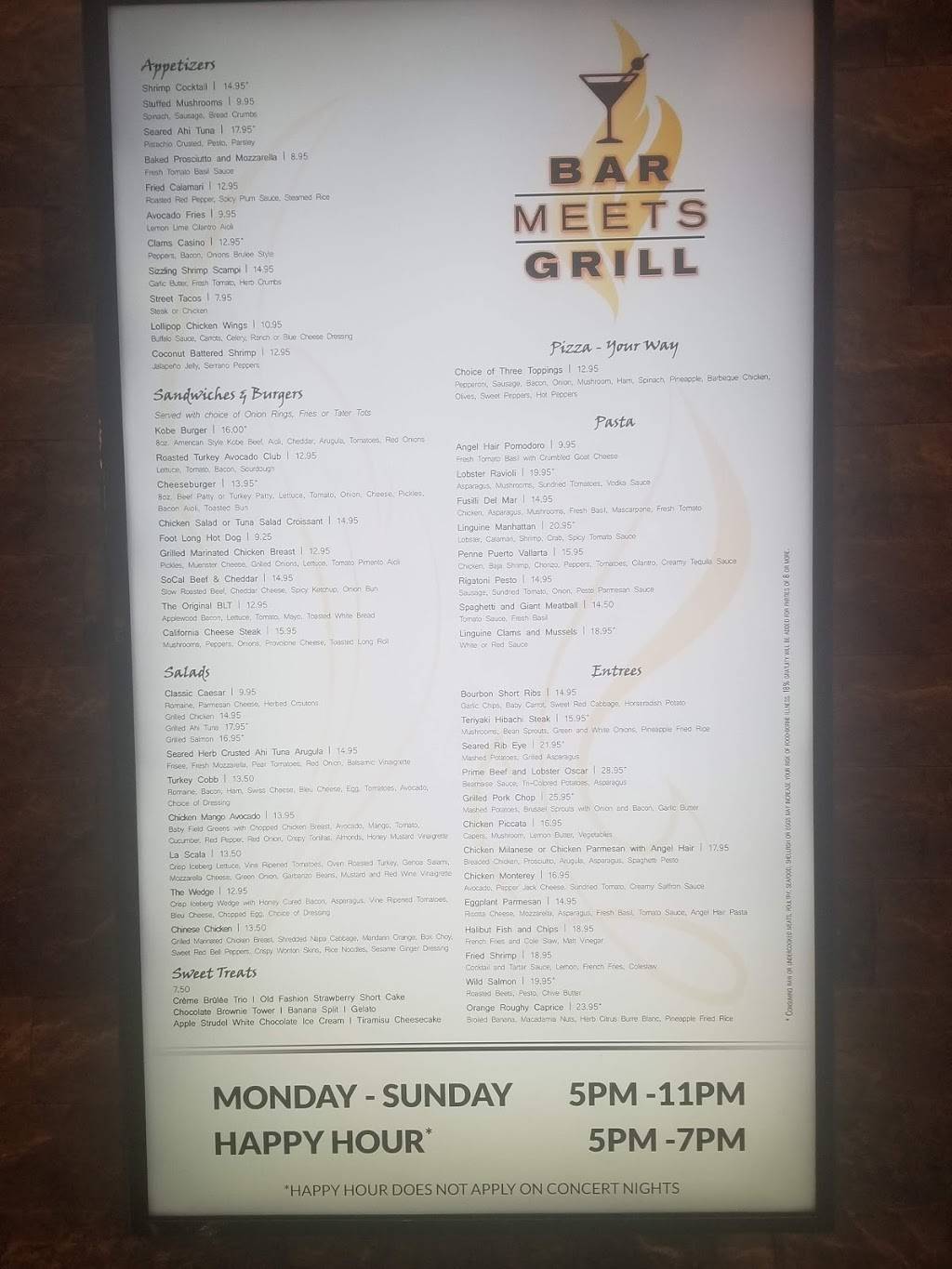 Bar Meets Grill | restaurant | 11154 CA-76, Pala, CA 92059, USA | 8779467252 OR +1 877-946-7252