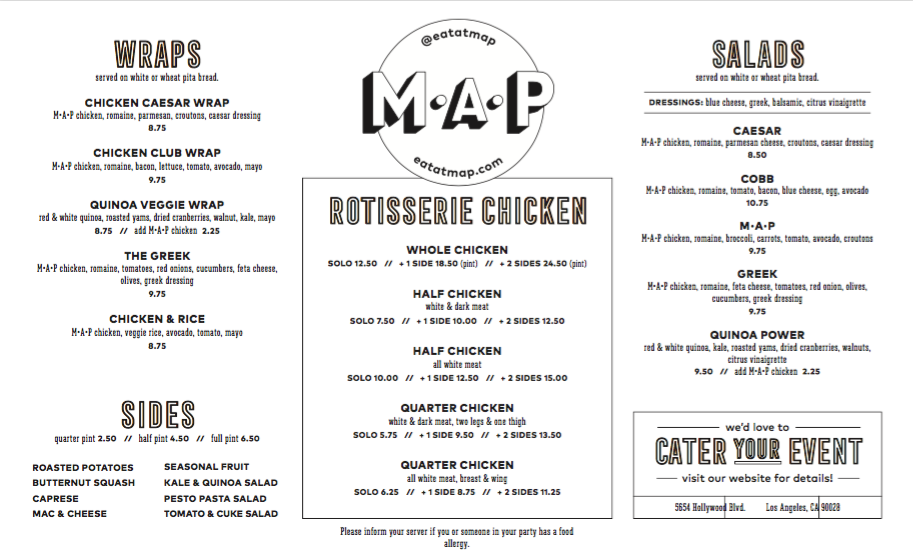 M.A.P - Meat And Provisions | restaurant | 5652-5654, Hollywood Blvd, Los Angeles, CA 90028, USA | 3235369474 OR +1 323-536-9474