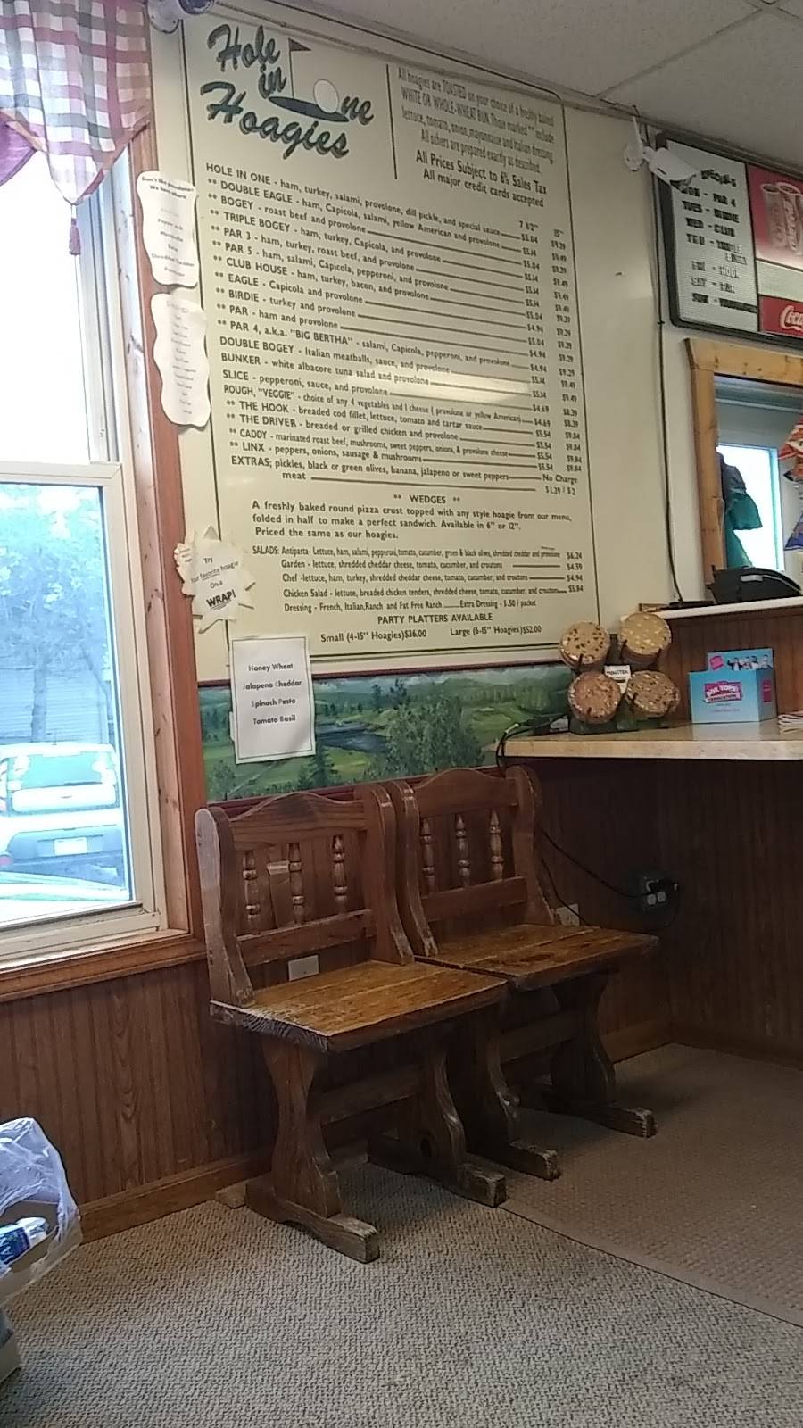 Hole In One Hoagies | restaurant | 512 Venango Ave, Cambridge Springs, PA 16403, USA | 8143989696 OR +1 814-398-9696