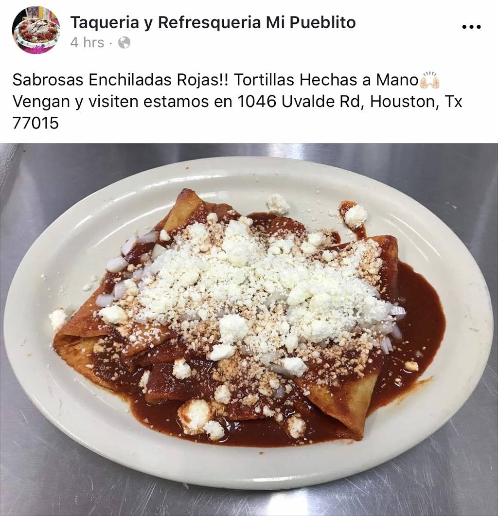 Taqueria y Refresqueria Mi Pueblito | restaurant | 1046 Uvalde Rd, Houston, TX 77015, USA | 8322104473 OR +1 832-210-4473