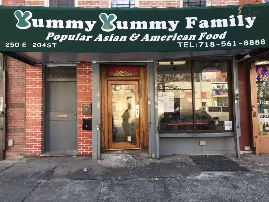 Yummy Yummy Family | restaurant | 250 E 204th St, Bronx, NY 10458, USA | 7185618888 OR +1 718-561-8888