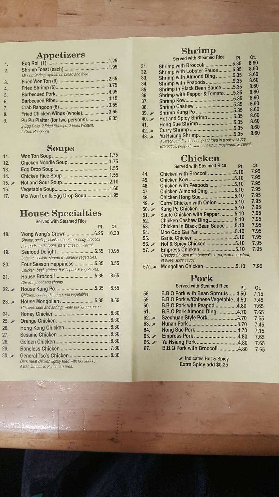 Wong Wong Chinese Restaurant | restaurant | 3703 Auburn St, Rockford, IL 61101, USA | 8159641388 OR +1 815-964-1388