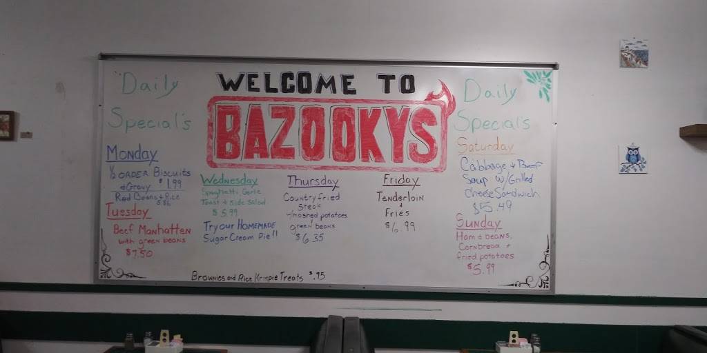 Bazookys | restaurant | 1100 S Walnut St, Muncie, IN 47302, USA | 7652737472 OR +1 765-273-7472