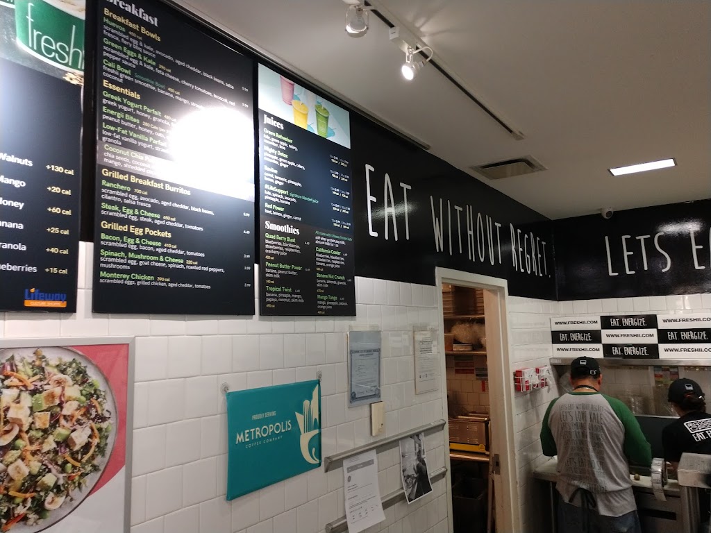 Freshii | restaurant | 200 W Monroe St, Chicago, IL 60606, USA | 3122690995 OR +1 312-269-0995