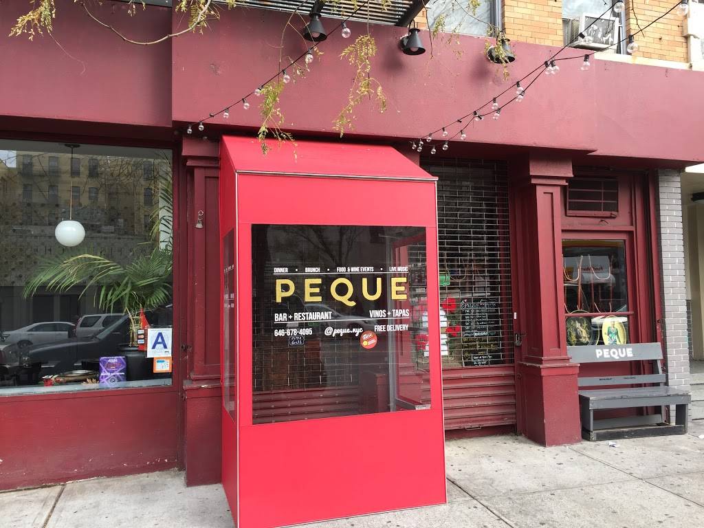PEQUE Vinos & Tapas | restaurant | 231 W 145th St, New York, NY 10039, USA | 6466784095 OR +1 646-678-4095