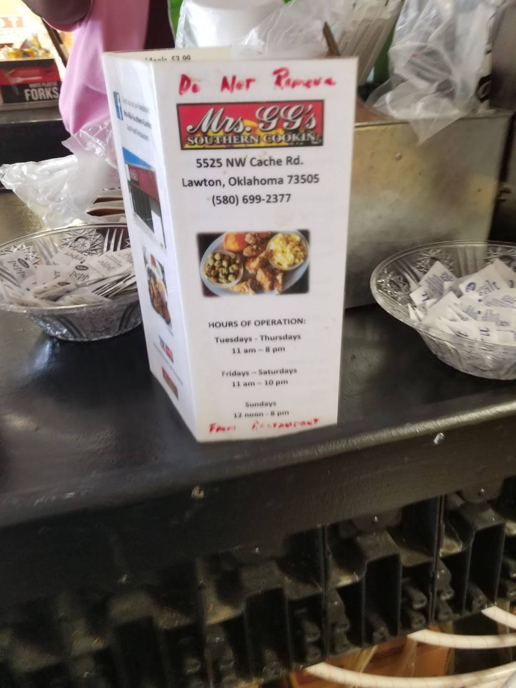 Mrs. GGs Southern Cookin | restaurant | 5525 NW Cache Rd, Lawton, OK 73505, USA | 5806992377 OR +1 580-699-2377