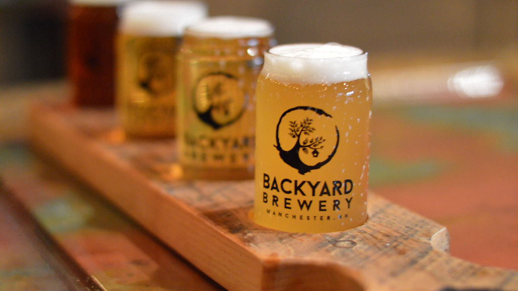 Backyard Brewery and Kitchen | restaurant | 1211 S Mammoth Rd, Manchester, NH 03109, USA | 6036233545 OR +1 603-623-3545