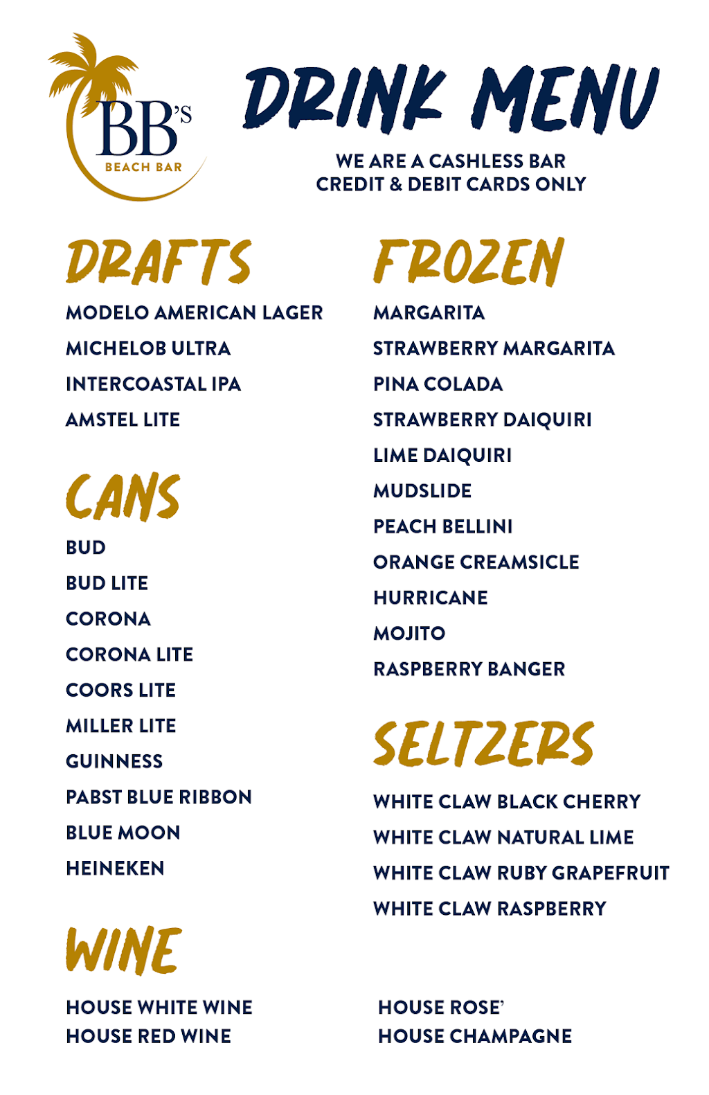 BBs Beach Bar | restaurant | 501 N Miramar Ave, Indialantic, FL 32903, USA | 3219840516 OR +1 321-984-0516