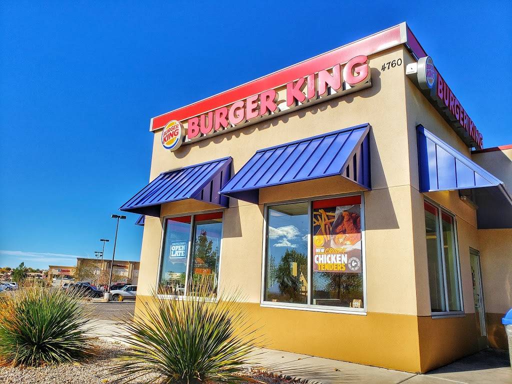 Burger King | restaurant | 4760 McMahon Blvd NW Nw, Albuquerque, NM 87114, USA | 5058902078 OR +1 505-890-2078