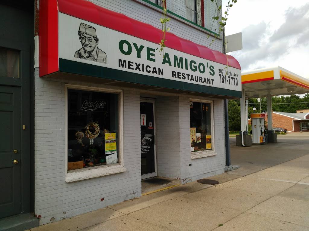 Oye Amigos | restaurant | 307 E Michigan Ave, Marshall, MI 49068, USA | 2697817770 OR +1 269-781-7770