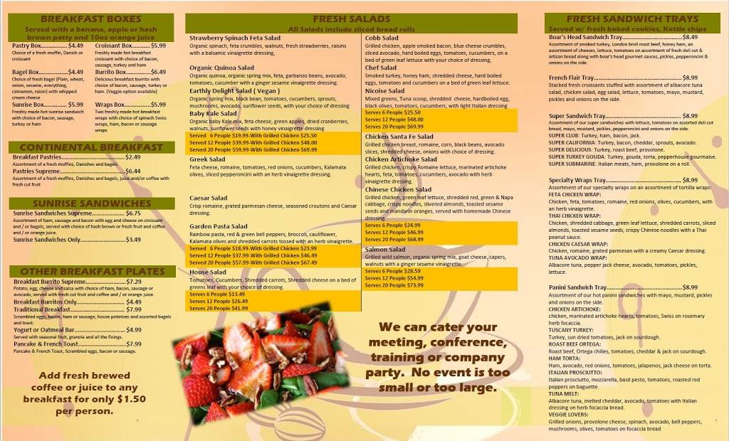 Take a Break Deli & Cafe | cafe | 7910 Frost St #170, San Diego, CA 92123, USA | 8587077082 OR +1 858-707-7082