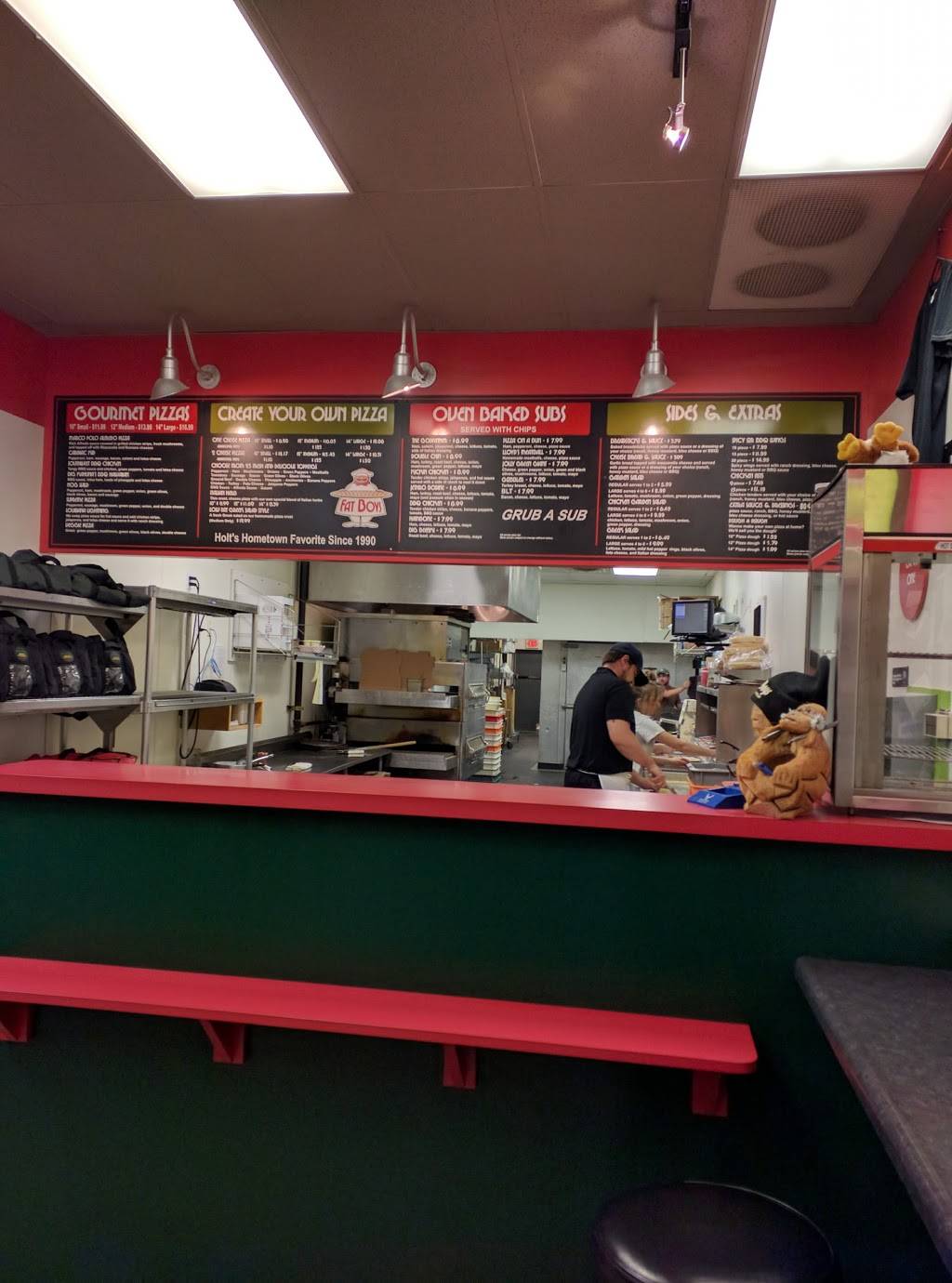 Fat Boys Pizza | meal takeaway | 2040 N Aurelius Rd #2, Holt, MI 48842, USA | 5176992400 OR +1 517-699-2400