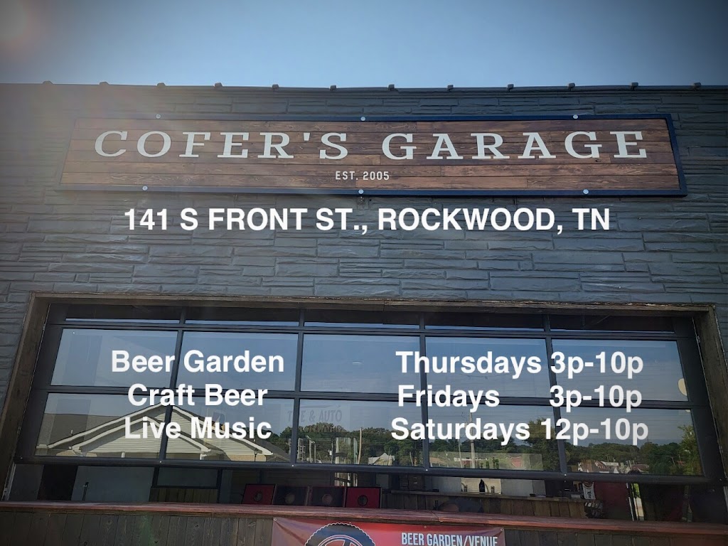 Cofer’s Garage | restaurant | 141 S Front St, Rockwood, TN 37854, USA | 8653540097 OR +1 865-354-0097