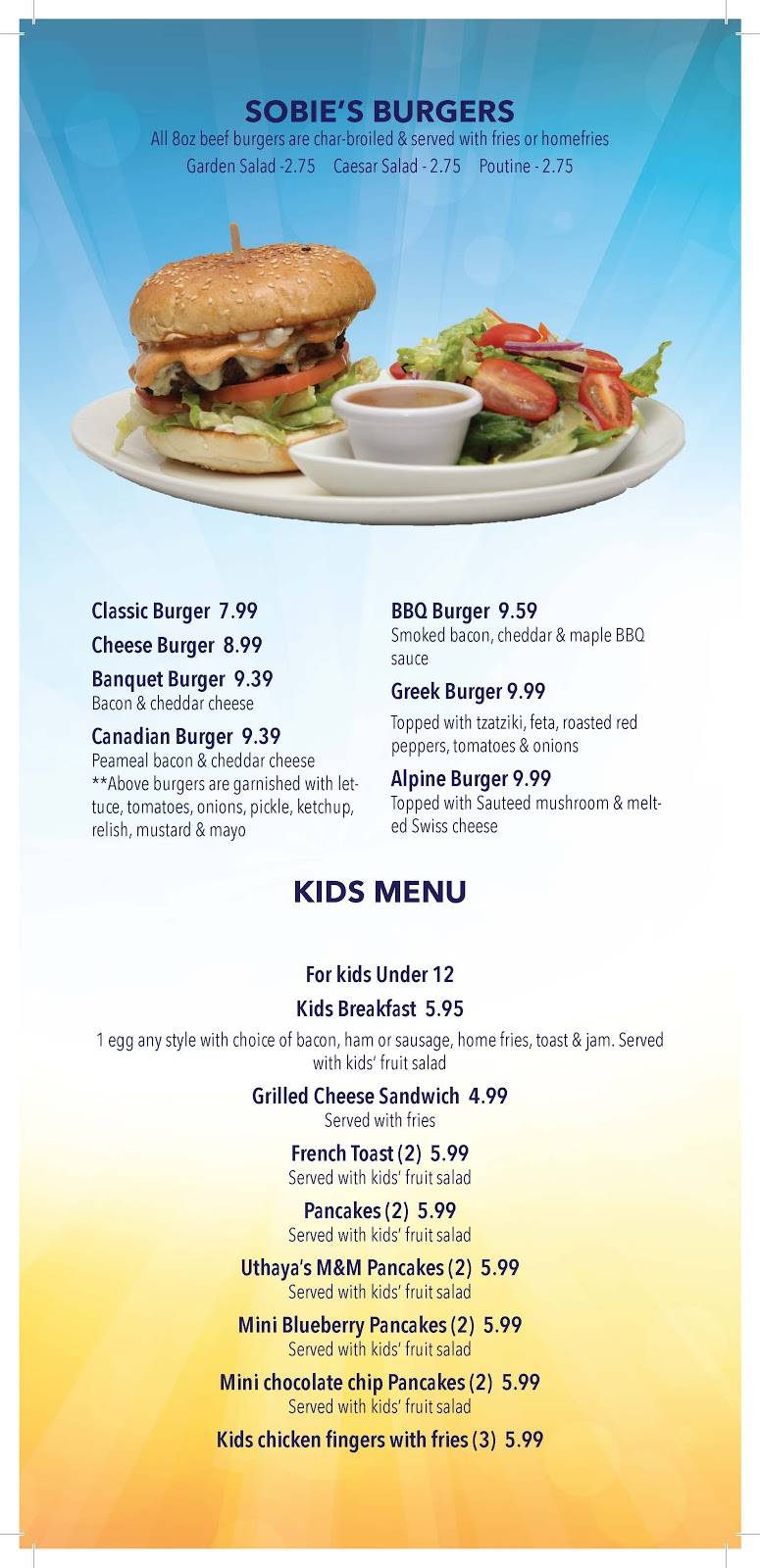 Sobies Grill | restaurant | 200 John St W, Oshawa, ON L1J 2B4, Canada | 9052400555 OR +1 905-240-0555