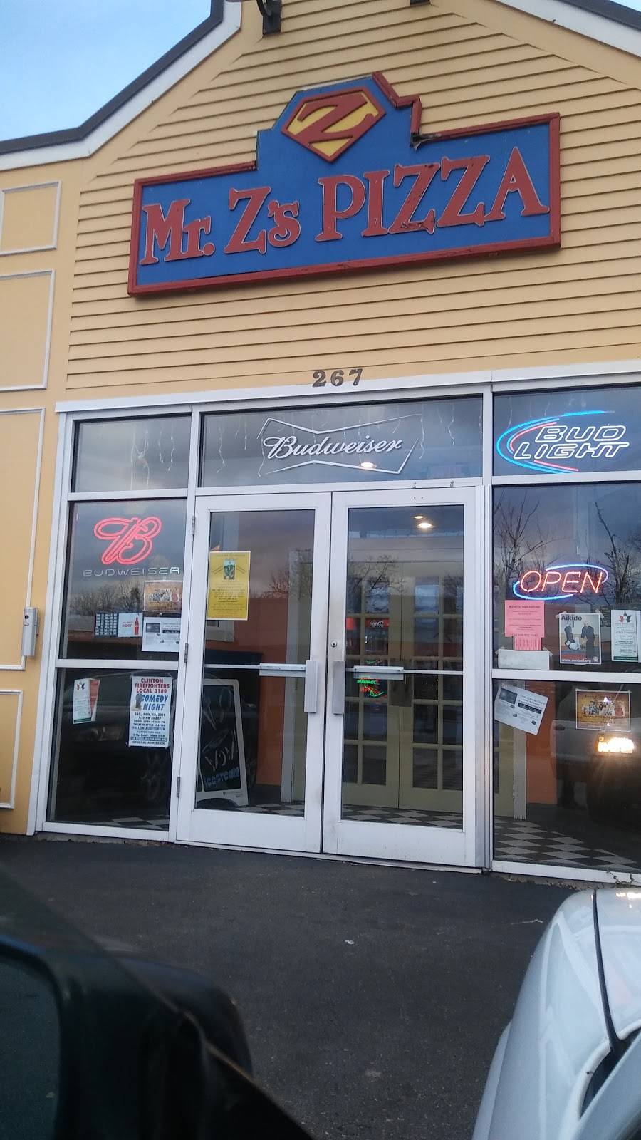 Mr Zs Pizza | restaurant | 267 High St, Clinton, MA 01510, USA | 9783688210 OR +1 978-368-8210