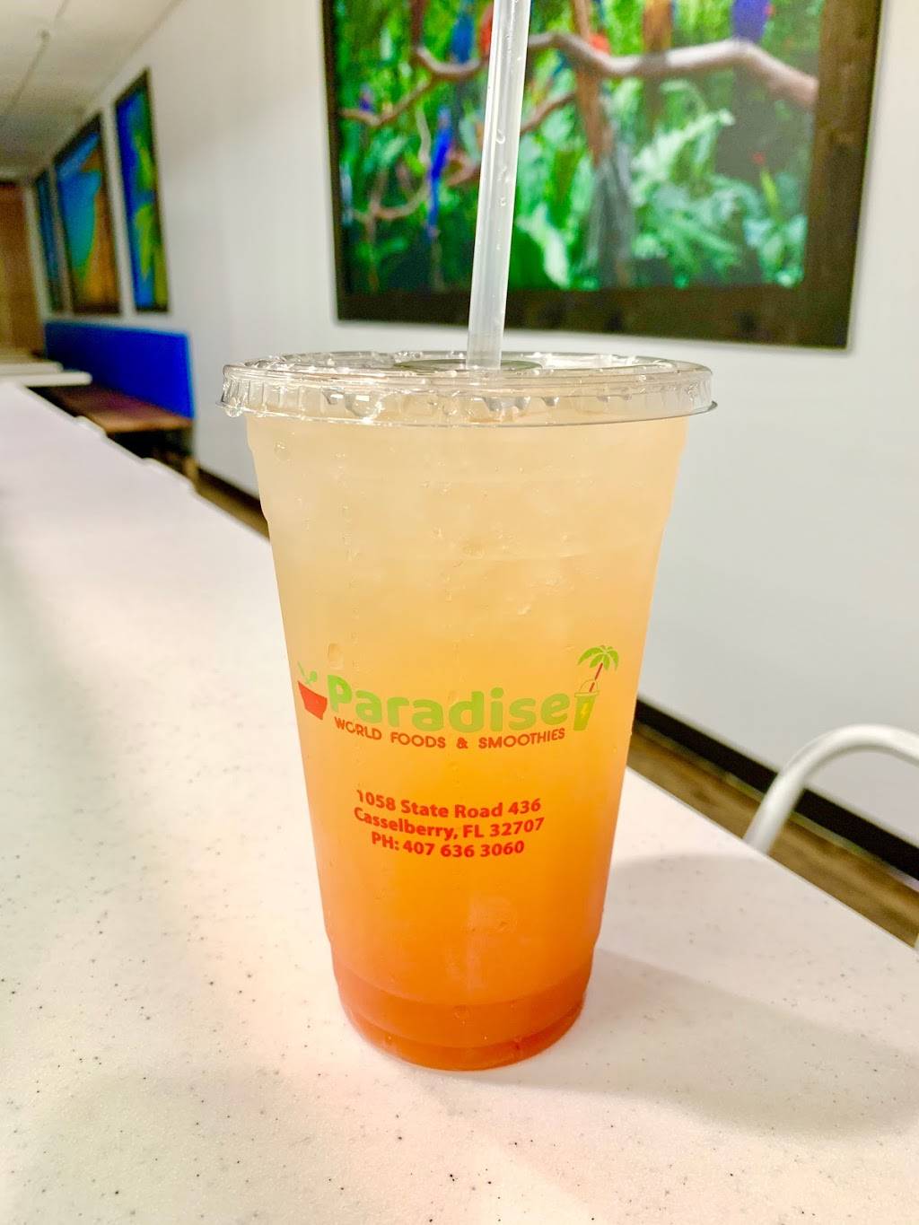 Paradise World Foods & Smoothies | restaurant | 1058 FL-436, Casselberry, FL 32707, USA | 4076363060 OR +1 407-636-3060