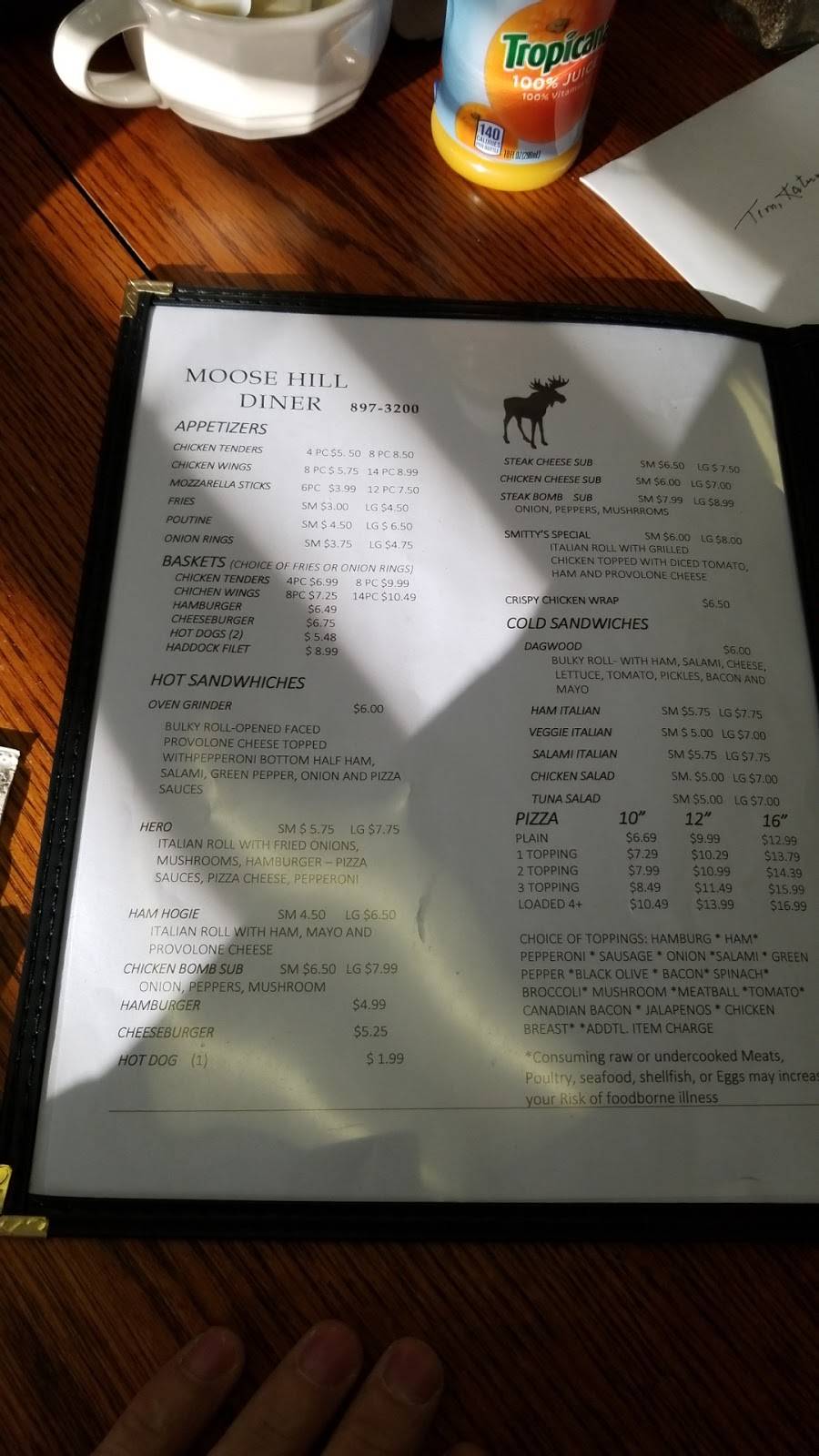 Moose Hill Diner | restaurant | 160 Fayette Rd, Livermore Falls, ME 04254, USA | 2078973200 OR +1 207-897-3200