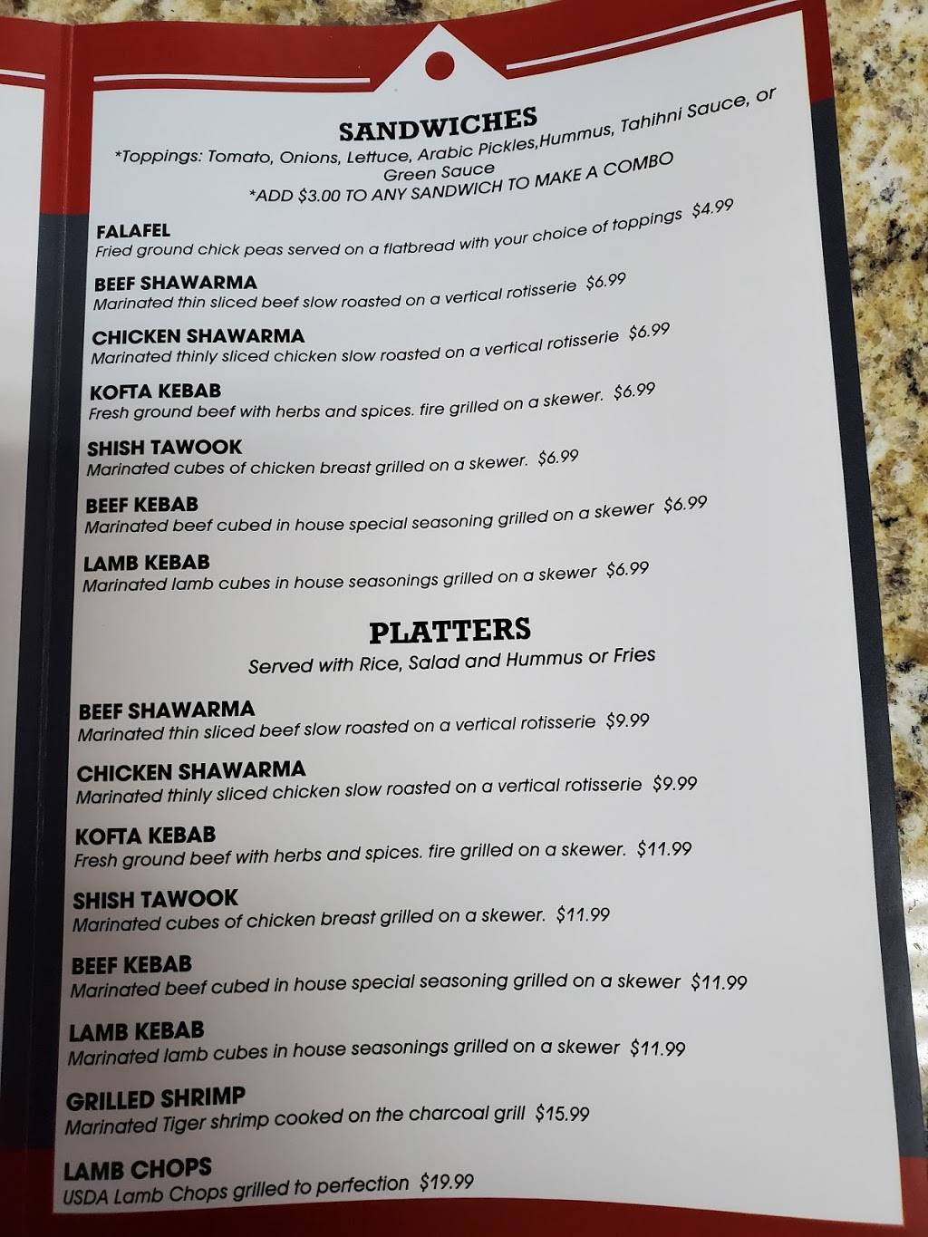 Jerusalem Grill & Catering | restaurant | 5425 Roberts Rd, Hilliard, OH 43026, USA | 6147427061 OR +1 614-742-7061