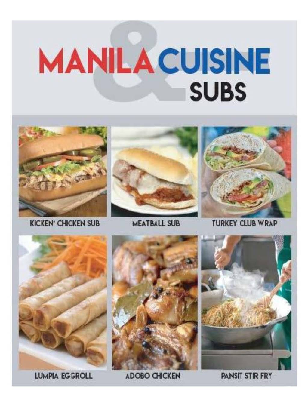 MANILA Cuisine & Subs aka Submarina - Philippine/Filipino Food R | night club | 3095 Fort Campbell Blvd ste i, Clarksville, TN 37042, USA | 9315465100 OR +1 931-546-5100