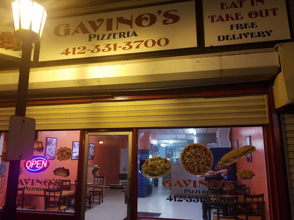 Gavinos Pizzeria | restaurant | 528 Chartiers Ave, McKees Rocks, PA 15136, USA | 4123313700 OR +1 412-331-3700