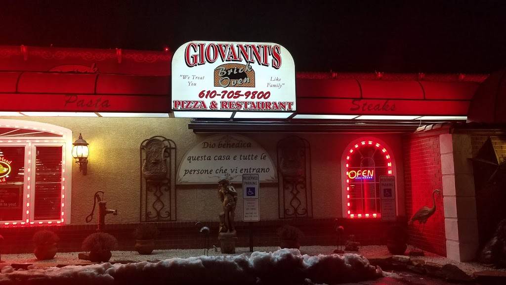 Giovanni’s 724 Pizza & Restaurant | restaurant | 1492 E Schuylkill Rd, Pottstown, PA 19465, USA | 6107059800 OR +1 610-705-9800