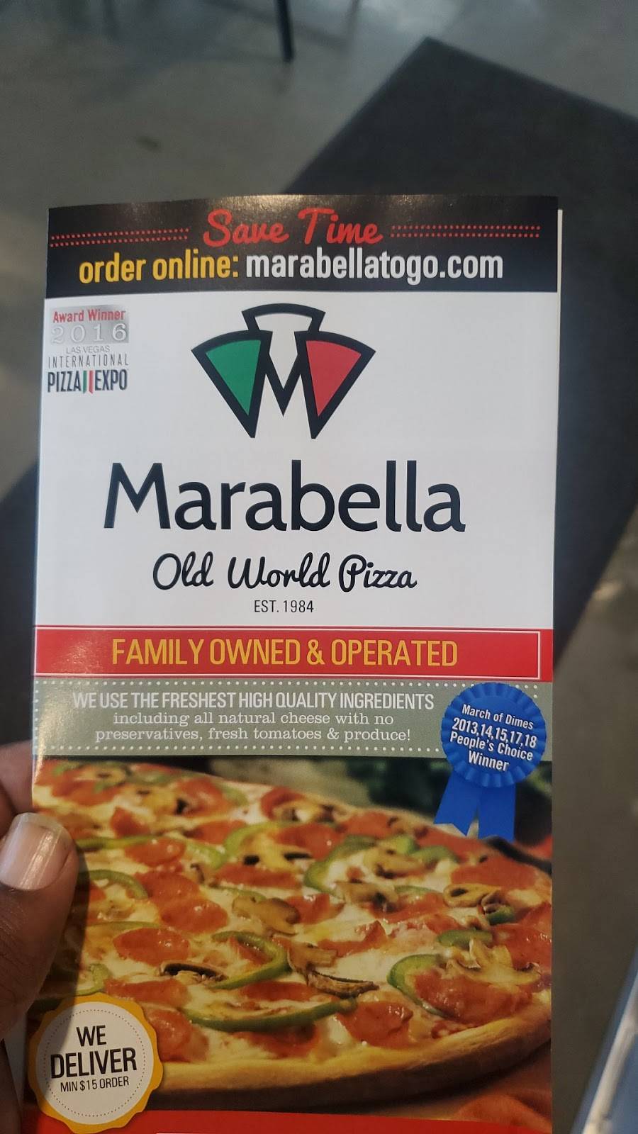Marabella Old World Pizza | restaurant | 781 W Fire Tower Rd, Winterville, NC 28590, USA | 2522147426 OR +1 252-214-7426
