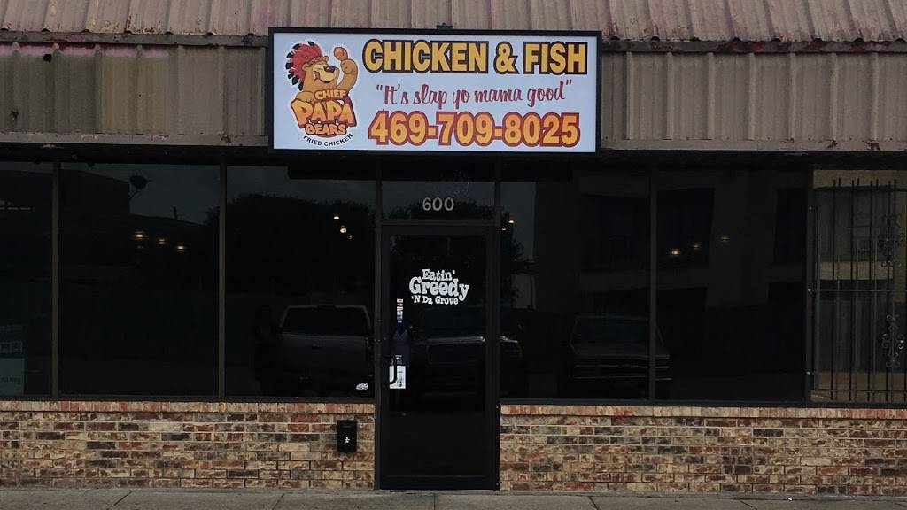 Chief Papa Bears Fried Chicken | restaurant | 2240 N Prairie Creek Rd suite 600, Dallas, TX 75227, USA | 4697098025 OR +1 469-709-8025