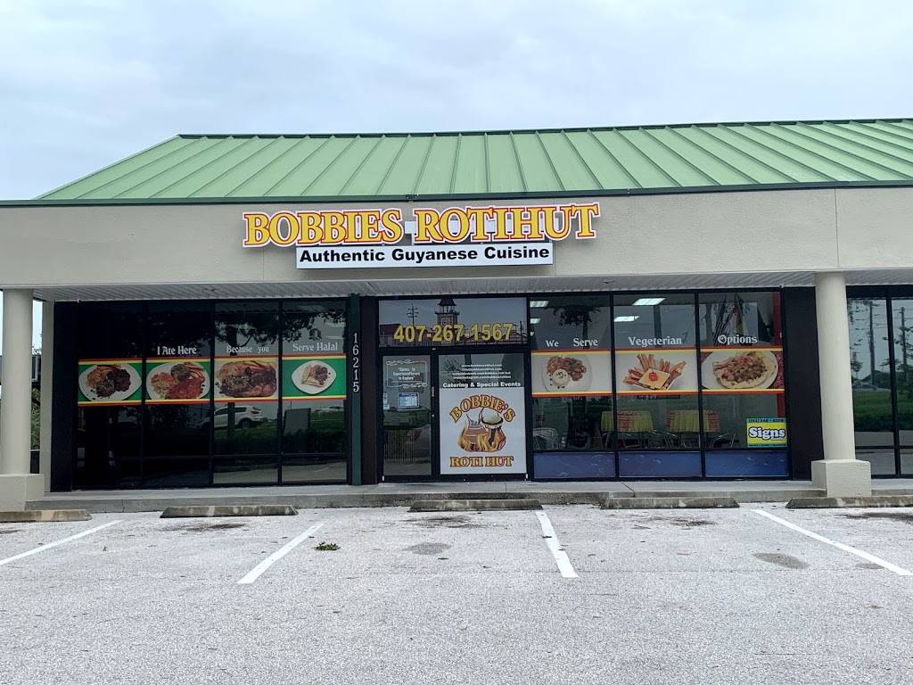 Bobbis Roti Hut | restaurant | 16215 FL-50 #101, Clermont, FL 34711, USA | 4072671567 OR +1 407-267-1567