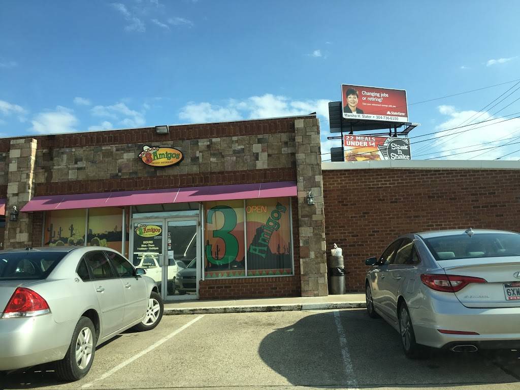 3 Amigos | restaurant | 3677 US-60, Barboursville, WV 25504, USA | 3047334222 OR +1 304-733-4222