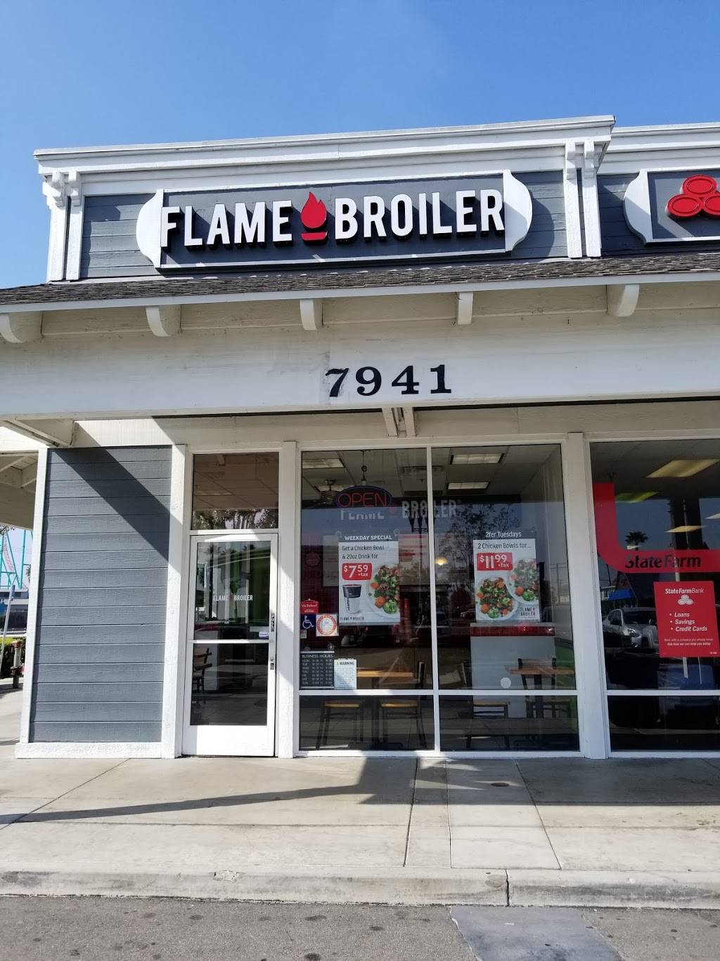 Flame Broiler | restaurant | 7941 Beach Blvd unit a, Buena Park, CA 90620, USA | 7145222400 OR +1 714-522-2400