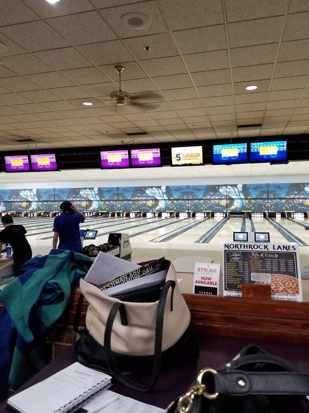 Northrock Lanes | meal takeaway | 3232 N Rock Rd, Wichita, KS 67226, USA | 3166365444 OR +1 316-636-5444