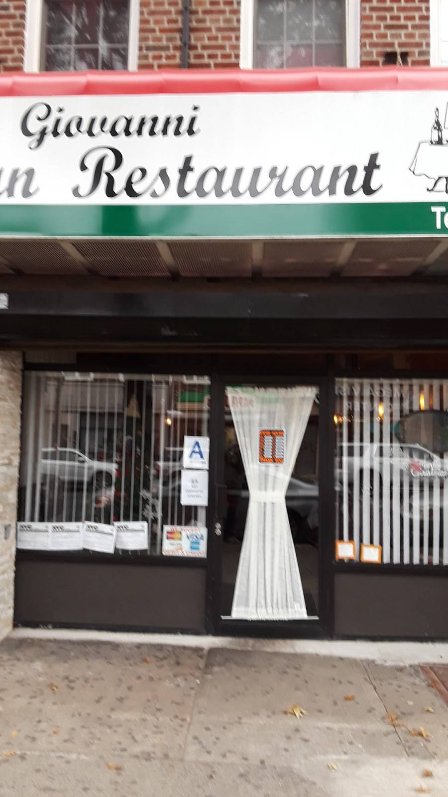 Giovanni | restaurant | 192 Avenue U, Brooklyn, NY 11223, USA | 7183721440 OR +1 718-372-1440
