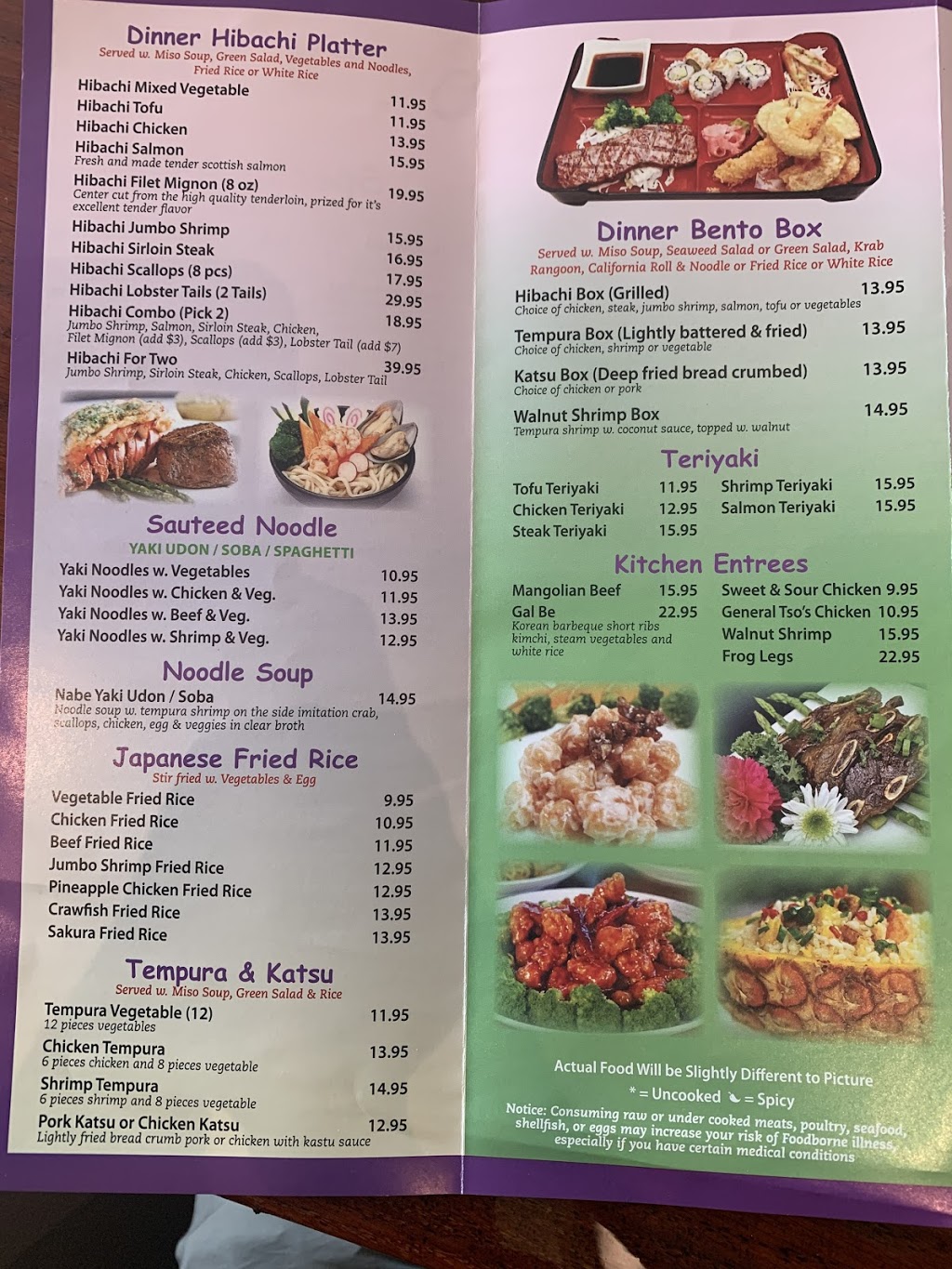 Sakura Sushi Hibachi | restaurant | 926 Curlew Rd, Dunedin, FL 34698, USA | 7276008011 OR +1 727-600-8011